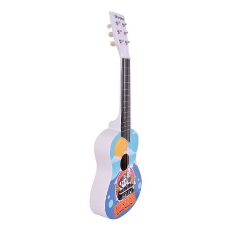 GUITARRA NIÑO 25 PULGADAS MOD.SALVAVIDAS COLOR BLANCO SCORPION-1