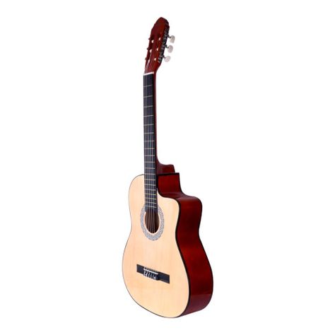 GUITARRA CUTAWAY 39" NATURAL CUERDA NYLON MOD.SCG-030DB SCORPION-1