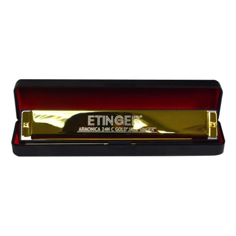 ARMONICA 24 NOTAS C GOLD "JAZZ SINGER" ETINGER-0
