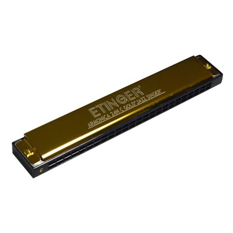 ARMONICA 24 NOTAS C GOLD "JAZZ SINGER" ETINGER-1