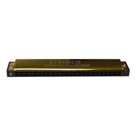 ARMONICA 24 NOTAS C GOLD "JAZZ SINGER" ETINGER-2