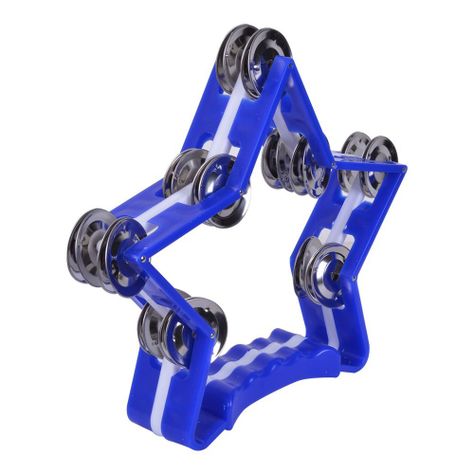 PANDERO FORMA DE ESTRELLA AZUL TR-10 RMX-1