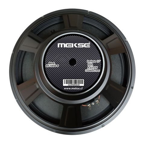 PARLANTE 12 PULGADAS RANGO EXTENDIDO 350W EK-1856-8 MEKSE-2