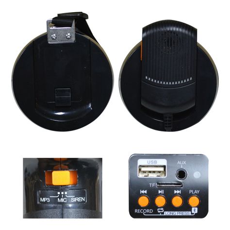 MEGAFONO 100W HI-POWER GRAB-USB-BT CARVER PRO MGC-100-3
