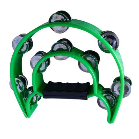 PANDERO MEDIA LUNA DOBLE VERDE STR-44K/GR SCORPION-1