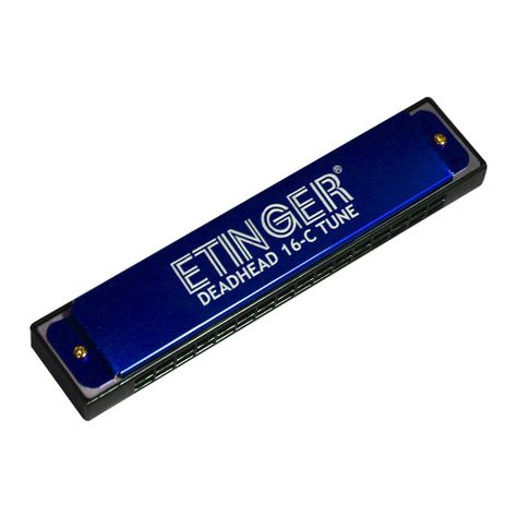 ARMONICA 16 NOTAS C - DO "DEADHEAD" AZUL ETINGER-0