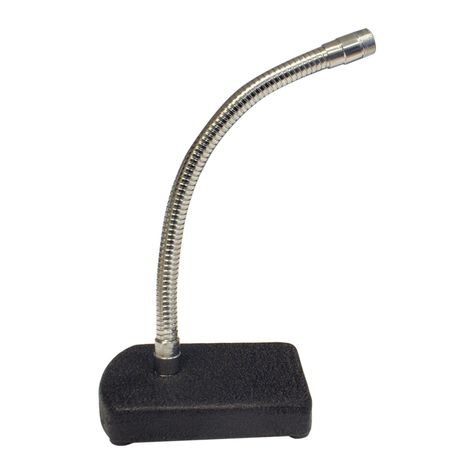 PEDESTAL SOBREMESA BASE CUADRADA PARA MICROFONO D-5 MEKSE-0