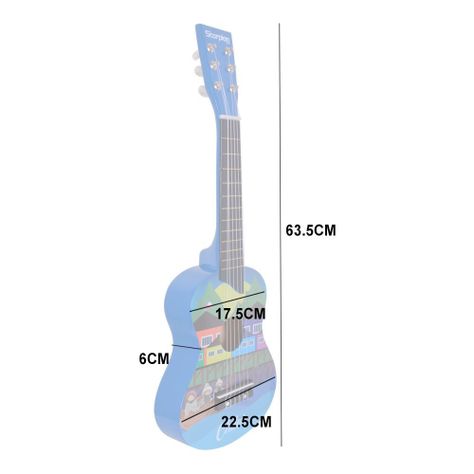 GUITARRA NIÑO 25 PULGADAS MOD.CHILOE COLOR AZUL SCORPION-2