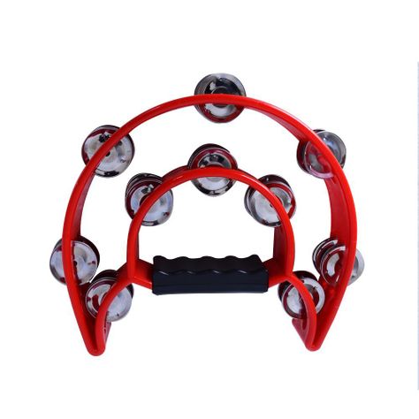 PANDERO MEDIA LUNA DOBLE ROJO STR-44K/RD SCORPION-1