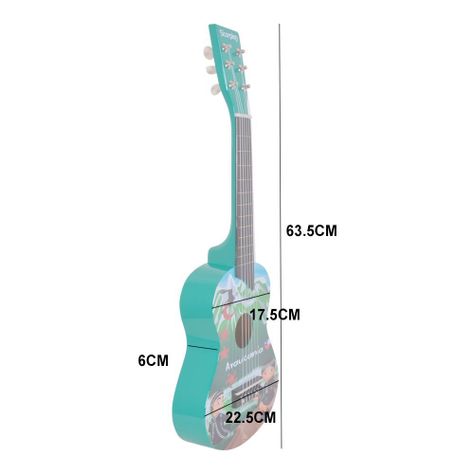 GUITARRA NIÑO 25 PULGADAS MOD.ARAUCANIA COLOR VERDE SCORPION-3