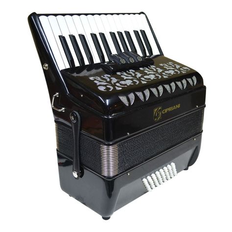ACORDEON 48 BAJOS 3 REGISTROS NEGRA CPA-48-3NR CIPRIANI-2