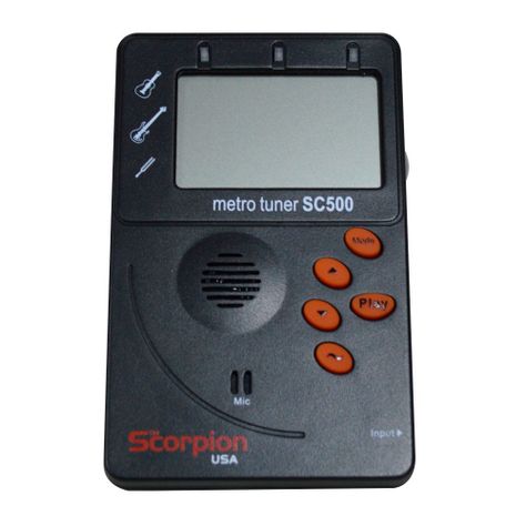 Metronomo/afinador/cromatico Sc-500 Scorpion-0