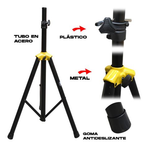ATRIL SOPORTE DE PARLANTE METALICO SP-035Y/HQ FULL RMX-3