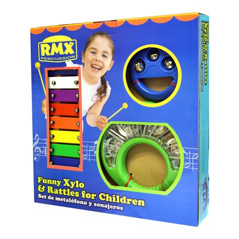 KIT INSTRUMENTOS MUSICALES PARA NIÑOS RMX-1