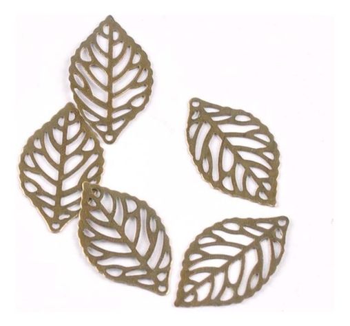 10 Hojas Metálicas Para Manualidades - Bronce-0