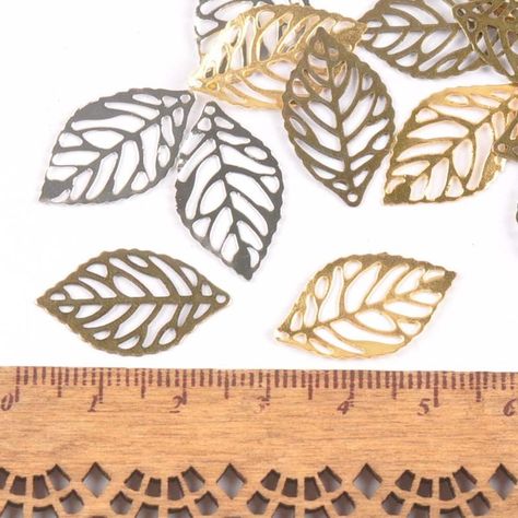 10 Hojas Metálicas Para Manualidades - Bronce-2
