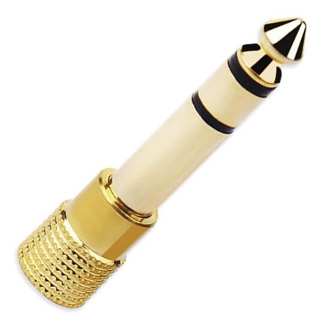Adaptador Plus 6.5mm-h Int A 3.5mm-m Out Stereo-0