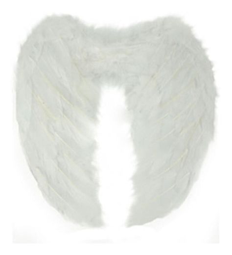 Alas De Angel De Plumas - Blanca-0