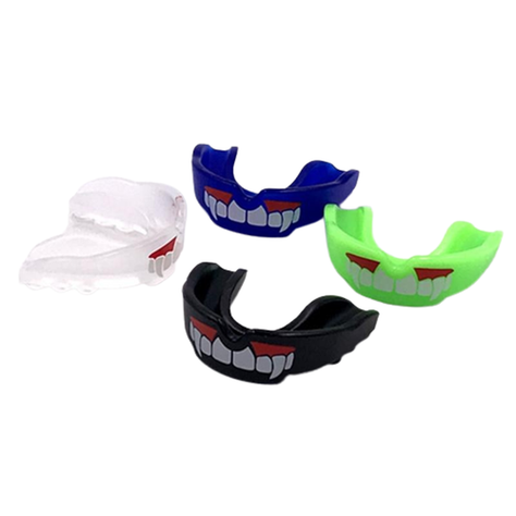 Protector Bucal Dientes Boxeo Rugby - Blanco-1