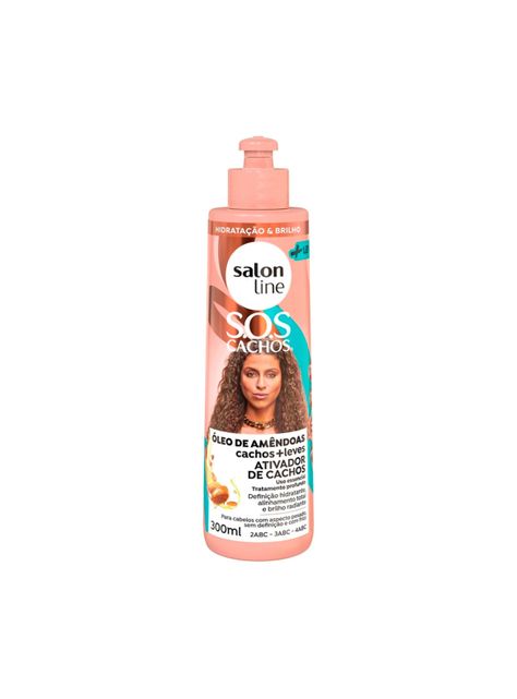 Activador Oleo De Almendra Sos Cacho Salon Line 300 ml-0
