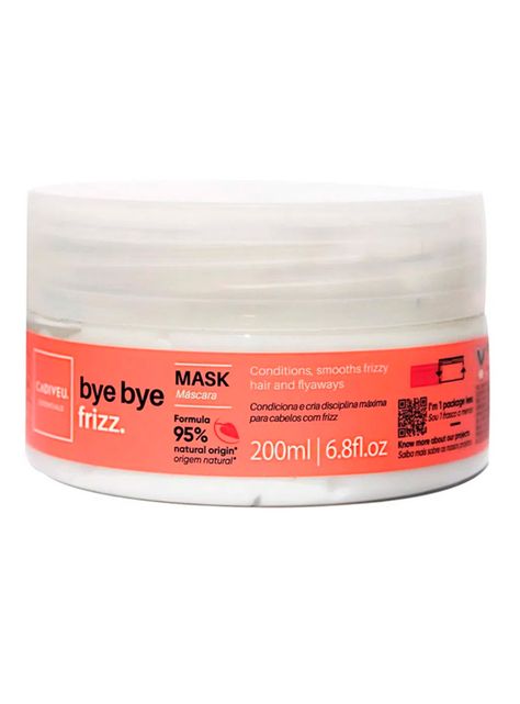 Máscara Bye Bye Frizz Todo Tipo Cabello Cadiveu 200ml-0