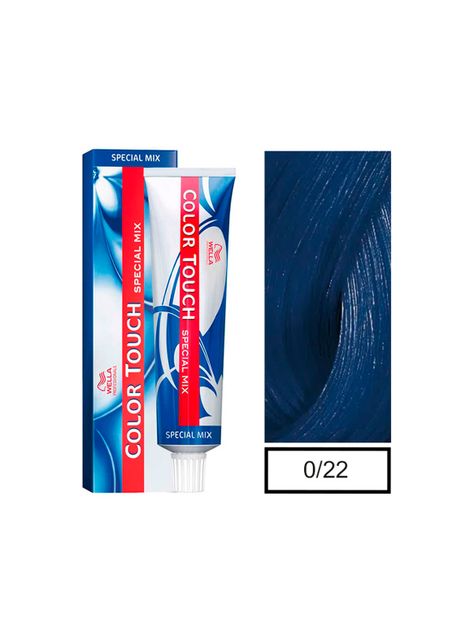 WELLA-tintura semipermanente color touch special mix 0/88 magic zafiro 60gr + Peróxido en crema de 1,9%-0