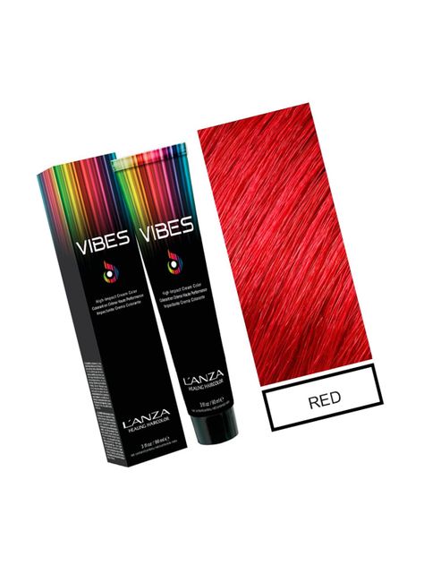 Tintura Fantasia Semipermanente Vibes Lanza Red 90ml-1