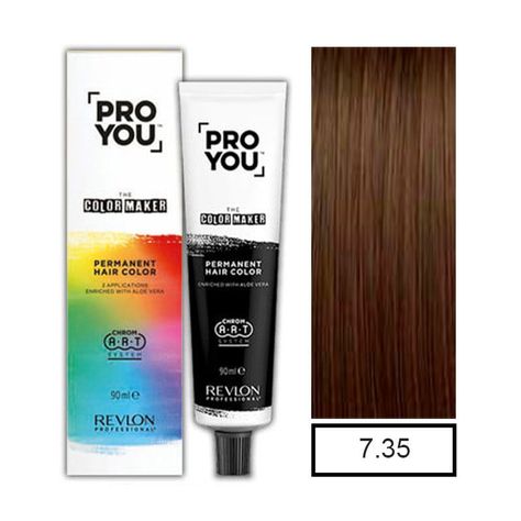 Tintura 7.35 Pro You Rubio Medio Dorado Caoba 90ml-0