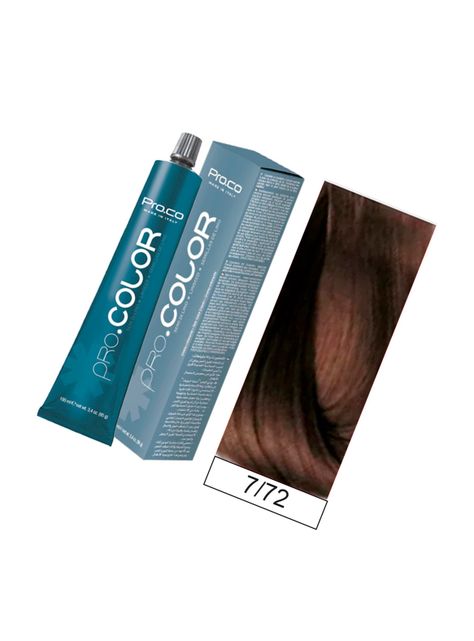 Tintura Permanente Pro.color BBcos  7/72 Avellana 100ml-1