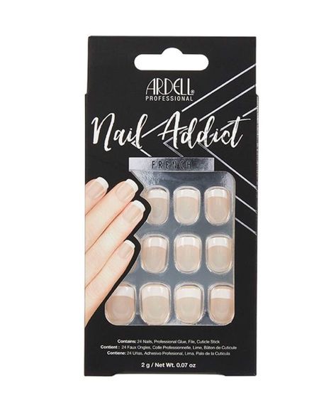 Uñas Postizas Ardell  Addict Classic French-0
