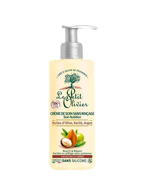 Crema Cabello Seco Con Karite Argán Le Petit Olivier 200 Ml-0