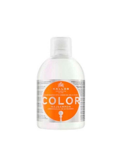 KALLOS - Shampoo aceite de linaza y filtro UV para cabello teñido 1000ml-0