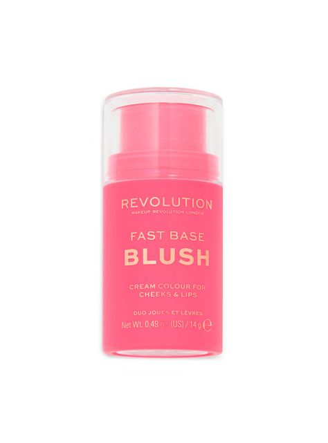 Rubor en barra Fast Base Labios y Mejillas de Makeup Revolution 14g - ROSE-0