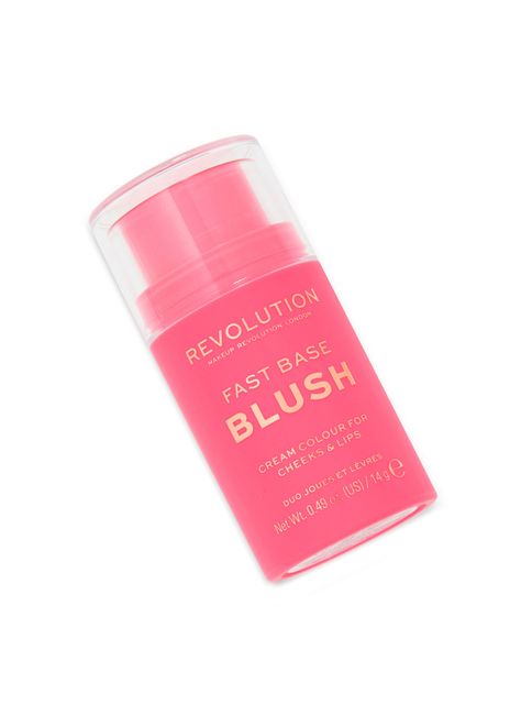 Rubor en barra Fast Base Labios y Mejillas de Makeup Revolution 14g - ROSE-1