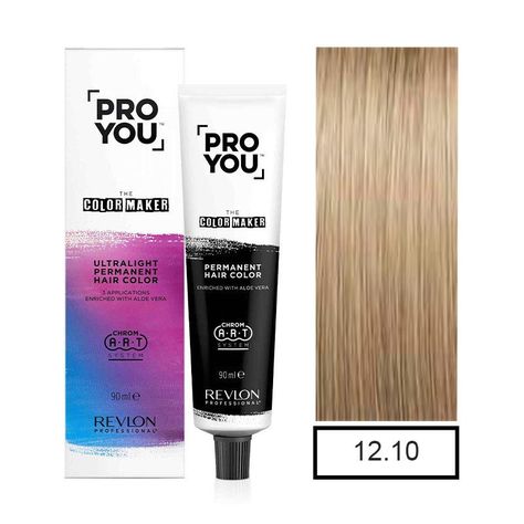 Tintura 12.10 Pro You Rubio Platino Ceniza 90ml-0