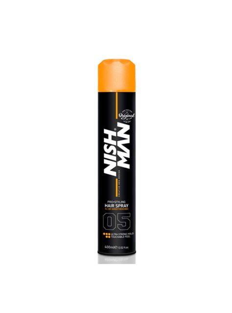 Nishman - Spray Para El Cabello Fijación Ultra Duro N05 400 Ml-0
