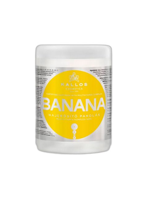 KALLOS - Máscara Banana para cabellos debiles 1000ml-0