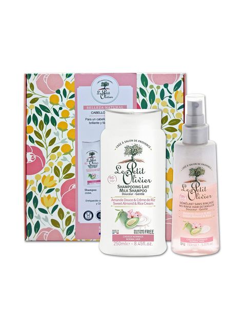 Set Shampoo + Spray Desenredante Normal Le Petit Olivier-0