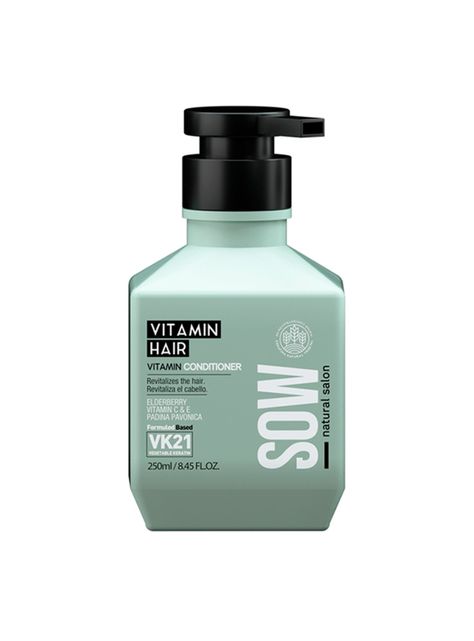 SOW VITAMIN HAIR - Acondicionador Nutritivo e Hidratante para cabello seco y dañado 250ml-0