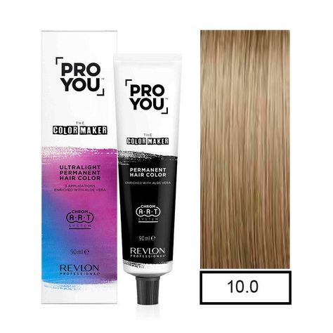 Tintura 10.0 Pro You Rubio Platino 90ml Revlon-0