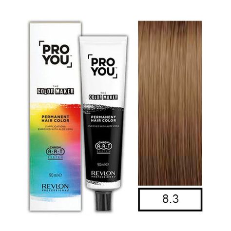 Tintura 8.3 Pro You Rubio Claro Dorado 90ml-0