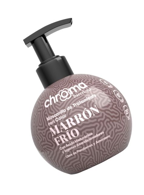 Chroma Barcelona Matizador Semi Permamente Marron Frio 250 Ml-1