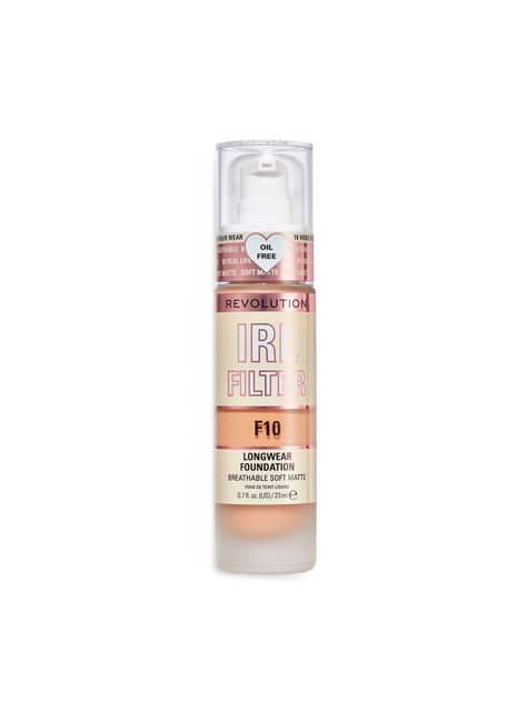 Base de maquillaje Matte IRL Filter larga duración Revolution 23ml - F10-0