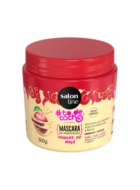 Mascara De Hidratacion Vinagre De Manzana Salon Line 500 Gr-0