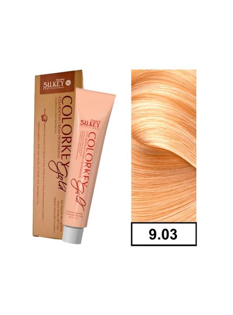 COLORKEY GOLD - Tintura Permanente Efecto 3D Pigment 60gr  - 9.03 Rubio Extra Claro Dorado Suave-0
