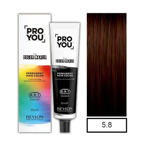 Tintura 5.8 Pro You Castaño Claro Choc. 90ml-0