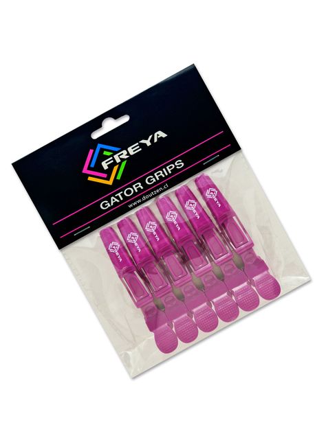 Set De Pinza Para Cabello Freya X 6 Ud Color Morado-1