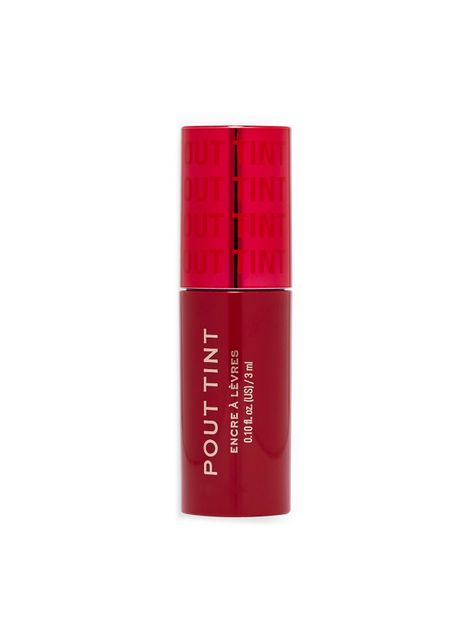 Labial Líquido Pout Tint para labios y mejillas de Makeup Revolution 3ml - SIZZLIN RED-0