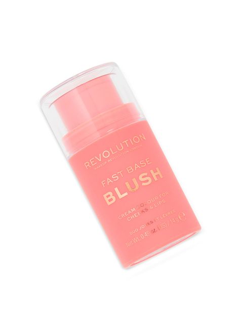 Rubor en barra Fast Base Labios y Mejillas de Makeup Revolution 14g - PEACH-1