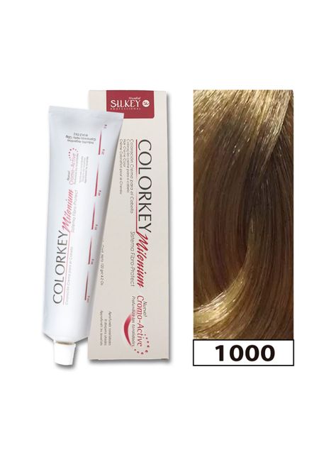 COLORKEY MILENIUM - Tintura Permanente en crema Silkey 120GR  - 10.00 Natural Extra Aclarante-0